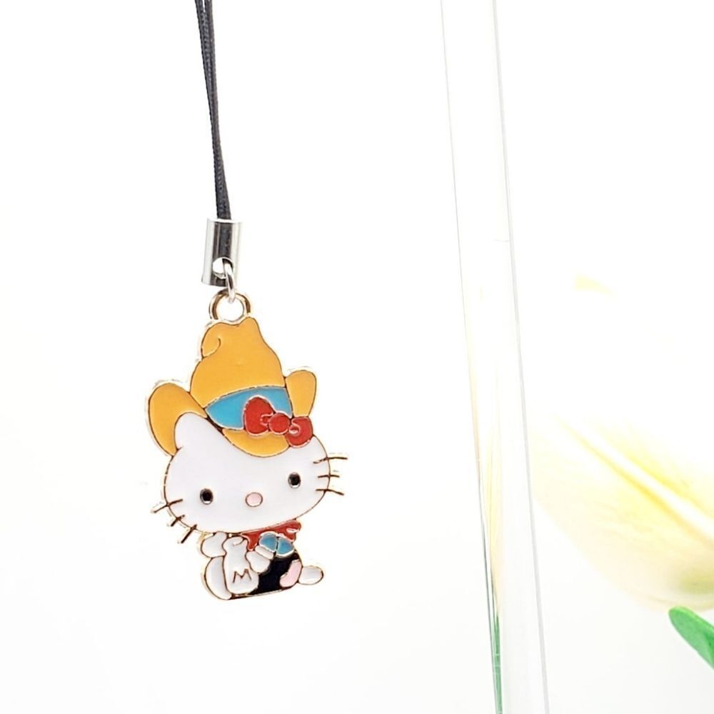 Brand New Hello Kitty Keychain Phone USB #2